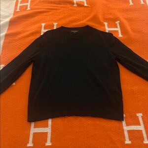 Banana Republic silk cashmere sweater black VGUC
